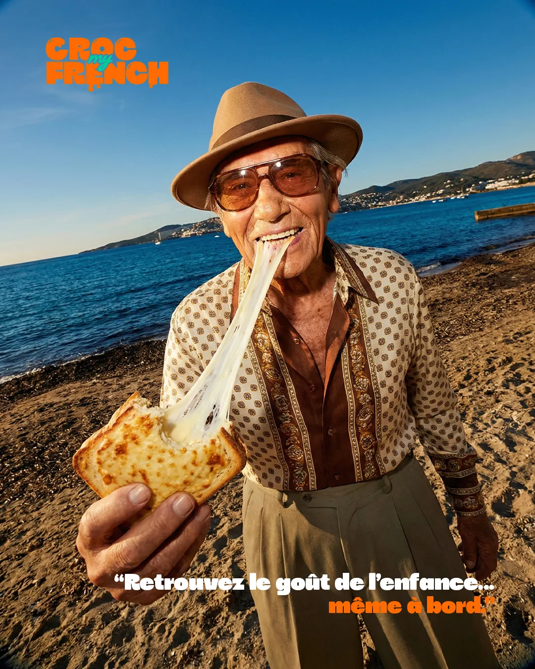 Visuel de campagne Croc My French