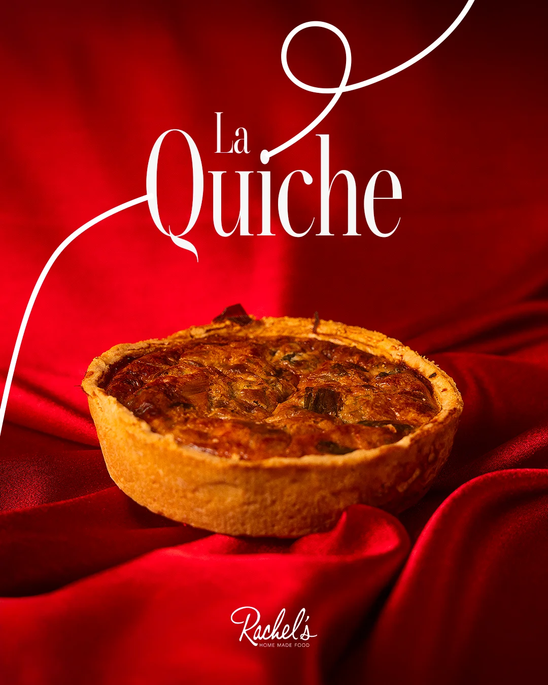 Post Instagram Rachel's : la quiche